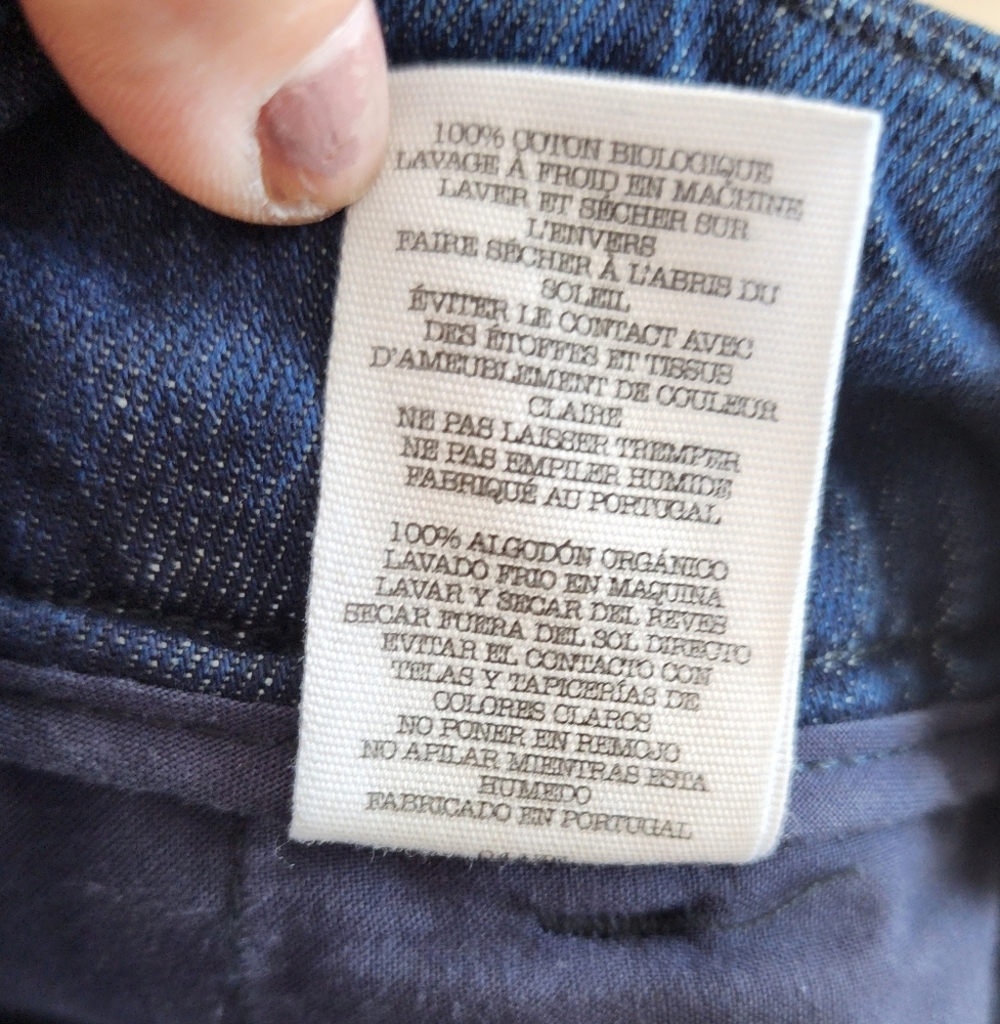 YMC  Navy Earth Keaton Denim Trousers $225 USD 80'S style wide leg - Picture 7 of 16
